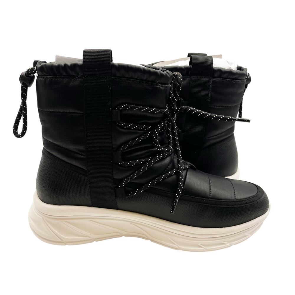 J/Slides Womens Nylon Will Boots Size 8 Black Outdoor Winter & Snow NIB - Picture 3 of 11